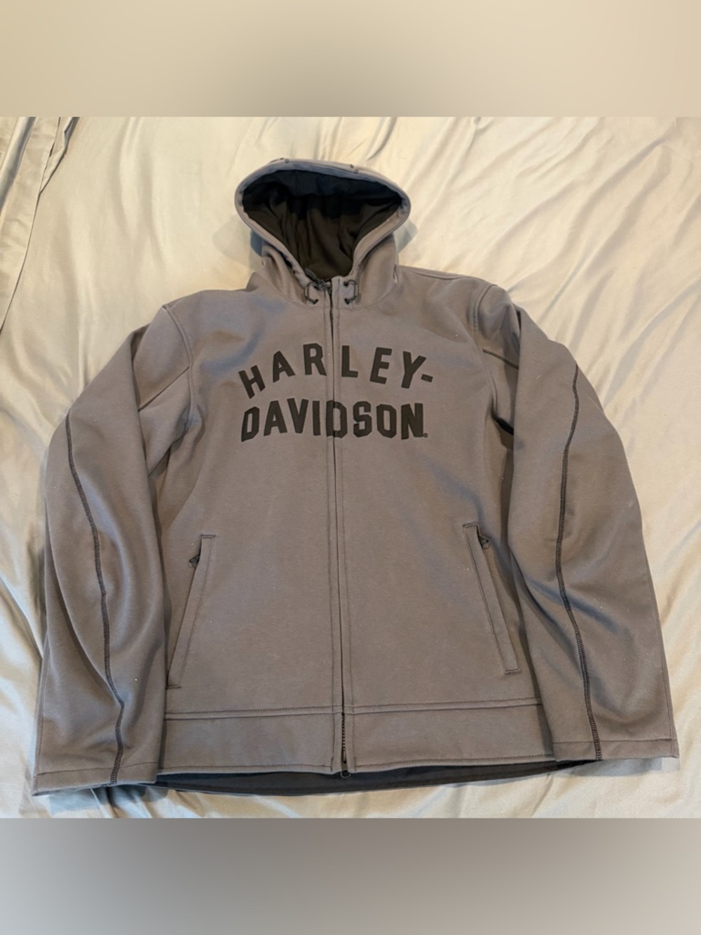 Harley-Davidson Men's Deflector Hooded Riding Fleece XL